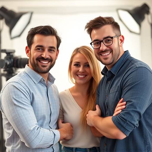 Team photo of the Luminance Studios photography team
